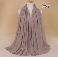 Load image into Gallery viewer, Crinkled Pearl Scarf
