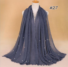 Load image into Gallery viewer, Crinkled Pearl Scarf
