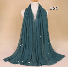 Load image into Gallery viewer, Crinkled Pearl Scarf
