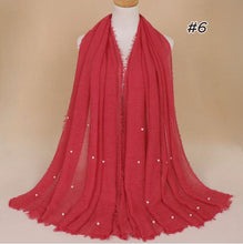 Load image into Gallery viewer, Crinkled Pearl Scarf
