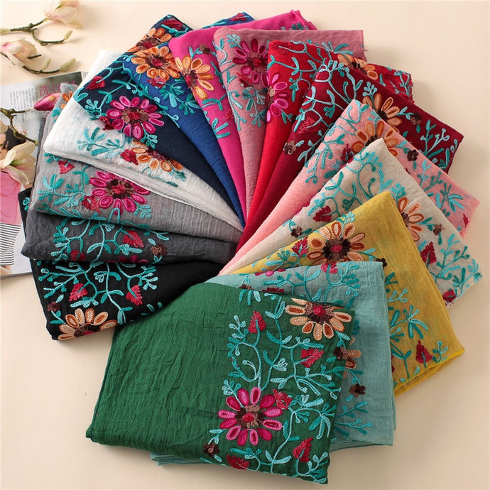 Floral Viscose Scarf