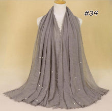 Load image into Gallery viewer, Crinkled Pearl Scarf
