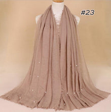 Load image into Gallery viewer, Crinkled Pearl Scarf
