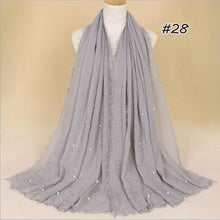 Load image into Gallery viewer, Crinkled Pearl Scarf
