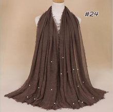 Load image into Gallery viewer, Crinkled Pearl Scarf
