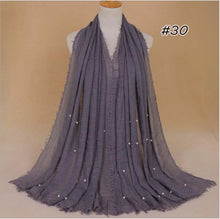 Load image into Gallery viewer, Crinkled Pearl Scarf
