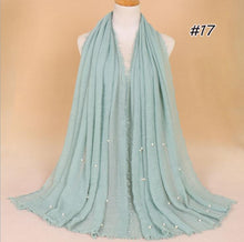 Load image into Gallery viewer, Crinkled Pearl Scarf
