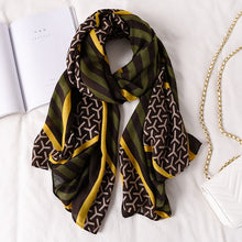 Load image into Gallery viewer, Multicolor Plaid Viscose Scarves
