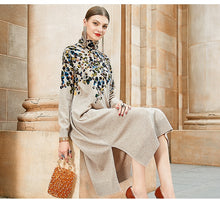 Load image into Gallery viewer, Retro Casual Print Loose Dress
