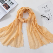 Load image into Gallery viewer, Plain Crinkled Scarf
