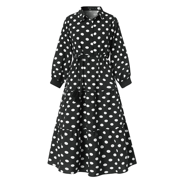 Polka Dot Maxi Dress