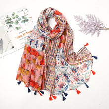 Load image into Gallery viewer, Aztec Floral Scarf
