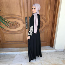 Load image into Gallery viewer, Flower Print Women Hijab Dress
