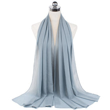 Load image into Gallery viewer, Women Solid Chiffon Scarf
