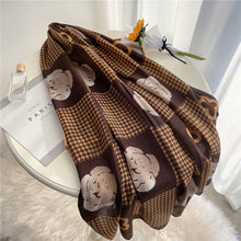 Load image into Gallery viewer, Multicolor Plaid Viscose Scarves
