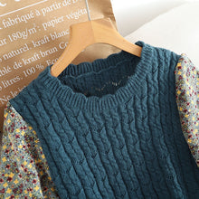 Load image into Gallery viewer, Corduroy Floral Women Dress
