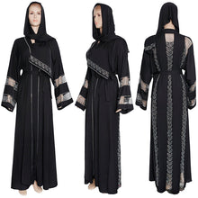 Load image into Gallery viewer, Classy Print Hijab Abaya Dress
