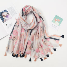 Load image into Gallery viewer, Aztec Floral Scarf
