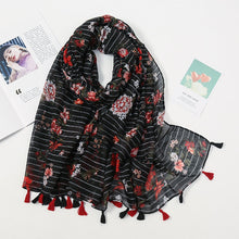 Load image into Gallery viewer, Aztec Floral Scarf
