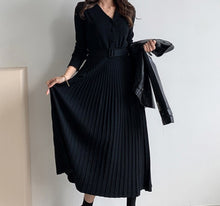 Load image into Gallery viewer, Single Breasted Sweater Dress
