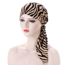 Load image into Gallery viewer, Elastic Jersey Turban Cap
