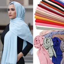 Load image into Gallery viewer, Women Solid Chiffon Scarf
