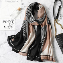 Load image into Gallery viewer, Multicolor Plaid Viscose Scarves
