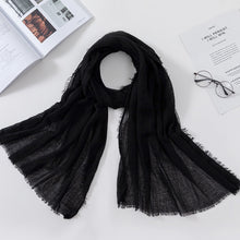 Load image into Gallery viewer, Plain Crinkled Scarf
