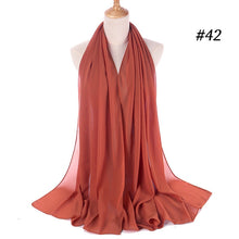 Load image into Gallery viewer, Plain Chiffon Scarf
