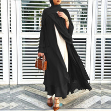 Load image into Gallery viewer, Solid Color Cardigan Abaya
