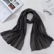 Load image into Gallery viewer, Plain Crinkled Scarf
