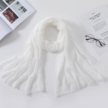 Load image into Gallery viewer, Plain Crinkled Scarf
