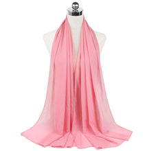 Load image into Gallery viewer, Women Solid Chiffon Scarf
