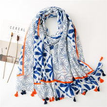 Load image into Gallery viewer, Lotus Floral Printed Scarf
