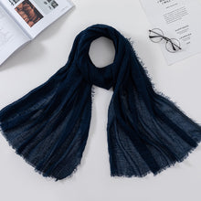 Load image into Gallery viewer, Plain Crinkled Scarf
