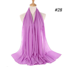 Load image into Gallery viewer, Plain Chiffon Scarf 2
