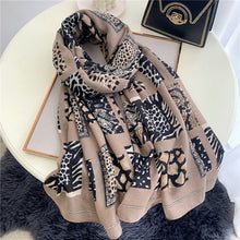 Load image into Gallery viewer, Multicolor Plaid Viscose Scarves
