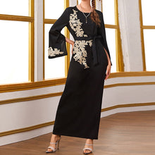 Load image into Gallery viewer, Pearl on Embroidery Abaya
