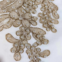 Load image into Gallery viewer, Pearl on Embroidery Abaya
