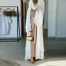 Load image into Gallery viewer, Solid Color Cardigan Abaya
