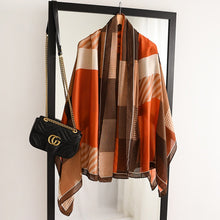 Load image into Gallery viewer, Multicolor Plaid Viscose Scarves
