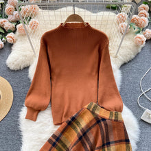 Load image into Gallery viewer, Elegant Sweater Long Skirts Dress
