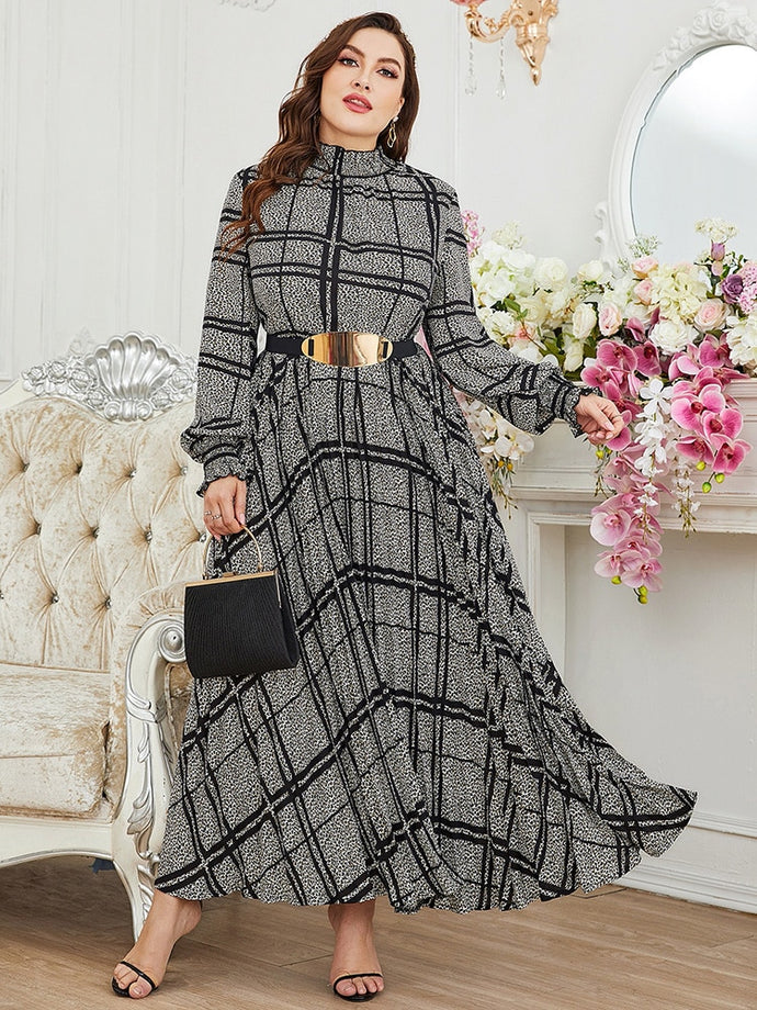 Long Sleeve Muslim Maxi Dress