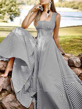Load image into Gallery viewer, Chic Striped Print Maxi Dress
