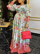 Load image into Gallery viewer, Vintage Floral Printed Maxi Dress
