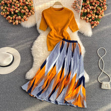 Load image into Gallery viewer, Elegant Sweater Long Skirts Dress
