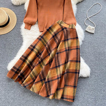 Load image into Gallery viewer, Elegant Sweater Long Skirts Dress
