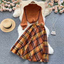Load image into Gallery viewer, Elegant Sweater Long Skirts Dress
