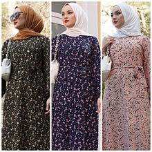 Load image into Gallery viewer, Elegant Flower Print Maxi Dress
